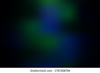 Dark Green vector modern elegant backdrop. New colored illustration in blur style with gradient. Smart design for your work.