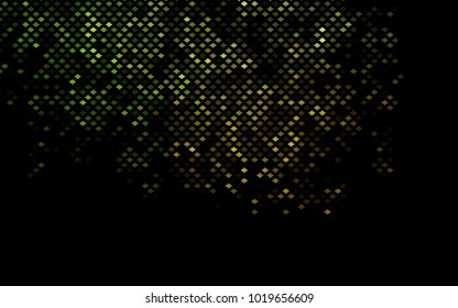 Dark Green vector modern geometrical background. Abstract template. Geometric pattern in square style with gradient.