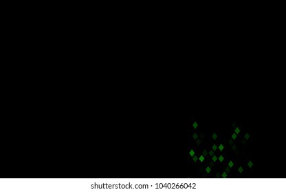 Dark Green vector modern geometrical background. Abstract template. Geometric pattern in square style with gradient.