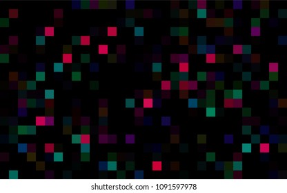 Dark Green vector modern geometrical background. Abstract template. Geometric pattern in square style with gradient.