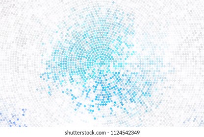 Dark Green vector modern geometrical background. Abstract template. Geometric pattern in square style with gradient.