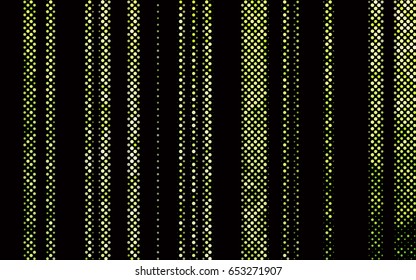 Dark Green vector modern geometrical circle abstract background. Dotted texture template. Geometric pattern in halftone style with gradient. 