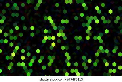 Dark Green vector modern geometrical abstract background. Texture, brand-new background. Geometric background in Origami style with gradient. 