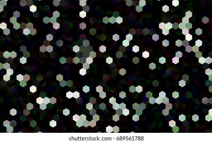 Dark Green vector modern geometrical abstract background. Texture, brand-new background. Geometric background in Origami style with gradient. 