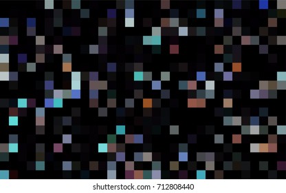 Dark Green vector modern geometrical background. Abstract template. Geometric pattern in square style with gradient.