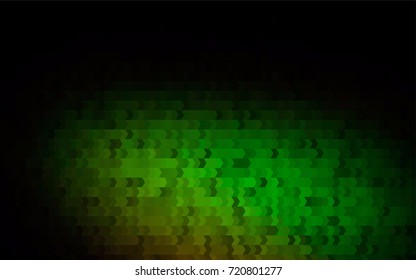 Dark Green vector modern geometrical background. Abstract template. Geometric pattern in square style with gradient.