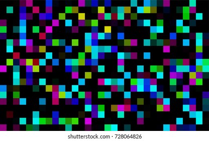 Dark Green vector modern geometrical background. Abstract template. Geometric pattern in square style with gradient.