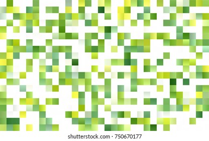 Dark Green vector modern geometrical background. Abstract template. Geometric pattern in square style with gradient.