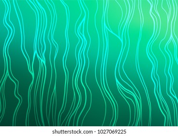 Dark Green vector natural abstract pattern. Geometric doodle illustration in Origami style with gradient. The pattern can be used for wallpapers and coloring books.
