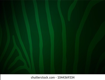 Dark Green vector natural abstract pattern. Geometric doodle illustration in Origami style with gradient. The best blurred design for your business.