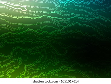 Dark Green vector natural abstract pattern. Glitter abstract illustration with doodles and Zen tangles. The pattern can be used for heads of websites and designs.