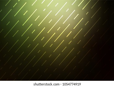 Dark Green vector natural abstract template. Glitter abstract illustration with doodles and Zen tangles. The pattern can be used for wallpapers and coloring books.