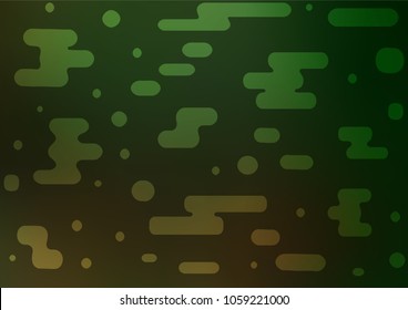 Dark Green vector natural abstract pattern. Colorful abstract illustration with lines in Asian style. Brand-new style for your business design.