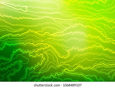 Dark Green vector natural abstract pattern. Decorative shining illustration with doodles on abstract template. The pattern can be used for heads of websites and designs.