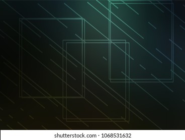 Dark Green vector natural abstract pattern. Sketchy hand drawn doodles on blurred background. A new texture for your design.