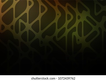 Dark Green vector natural abstract background. Blurred decorative design in Indian style with Zen tangles. The elegant pattern can be used as a part of a brand book.