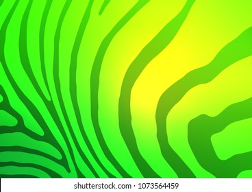 Dark Green vector natural abstract template. Ethnic elegant natural pattern with gradient. A completely new design for your business.