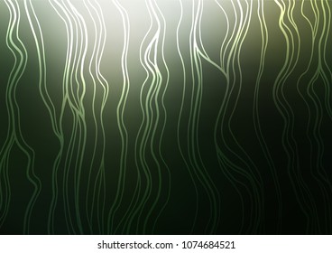 Dark Green vector natural abstract pattern. Blurred decorative design in Indian style with Zen tangles. The doodle design can be used for your web site.