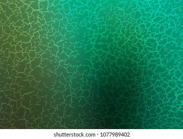 Dark Green vector natural abstract template. Glitter abstract illustration with doodles and Zen tangles. The completely new template can be used for your brand book.