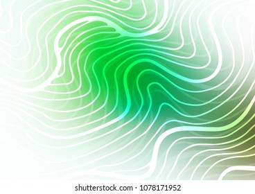 Dark Green vector natural abstract background. Glitter abstract illustration with doodles and Zen tangles. Hand painted design for web, wrapping, wallpaper.