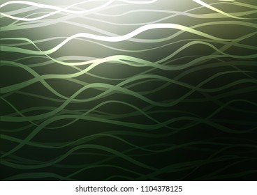 Dark Green vector natural abstract texture. Brand-new colored illustration in blurry style with doodles. A completely new design for your business.