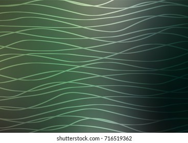 Dark Green vector natural abstract texture. Colorful illustration in abstract style with doodles. The completely new template can be used for your brand book.