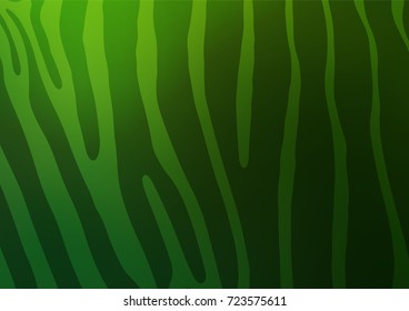 Dark Green vector natural abstract background. Colorful illustration in abstract style with doodles and Zen tangles. A new texture for your design.