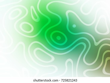 Dark Green vector natural abstract background. Brand-new colored illustration in blurry style with doodles. The elegant pattern can be used as a part of a brand book.