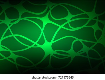 Dark Green vector natural abstract background. An elegant bright illustration with lines in Natural style. The elegant pattern can be used as a part of a brand book.