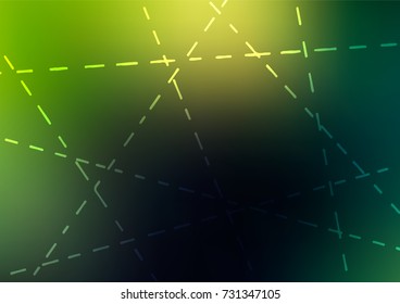 Dark Green vector natural abstract texture. Colorful abstract illustration with lines in Asian style. The doodle design can be used for your web site.