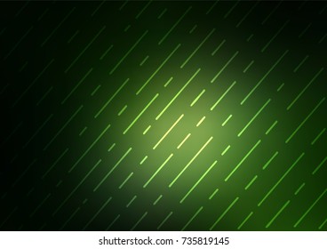 Dark Green vector natural abstract template. A completely new color illustration in doodle style. Hand painted design for web, wrapping, wallpaper.