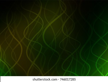 Dark Green vector natural abstract texture. Sketchy hand drawn doodles on blurred background. The best blurred design for your business.