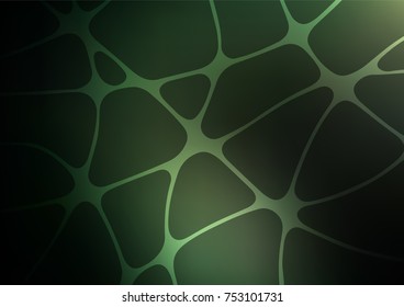 Dark Green vector natural abstract pattern. Sketchy hand drawn doodles on blurred background. The completely new template can be used for your brand book.