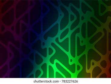 Dark Green vector natural abstract background. Glitter abstract illustration with doodles and Zen tangles. The doodle design can be used for your web site.