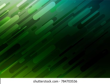 Dark Green vector natural abstract pattern. A vague abstract illustration with doodles in Indian style. Brand-new design for your business.