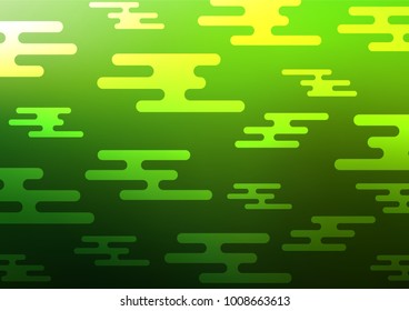 Dark Green vector natural elegant texture. A completely new color illustration in doodle style. Hand painted design for web, wrapping, wallpaper.
