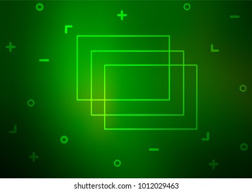 Dark Green vector natural elegant pattern. Glitter abstract illustration with doodles and Zen tangles. Hand painted design for web, wrapping, wallpaper.