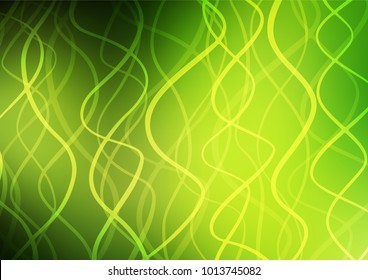 Dark Green vector natural elegant template. Blurred decorative design in Indian style with Zen tangles. The template can be used as a background for cell phones.