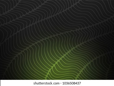 Dark Green vector natural elegant template. Creative illustration in blurred style with doodles. The textured pattern can be used for website.