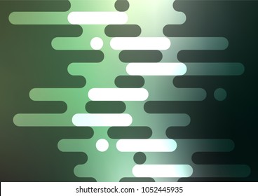 Dark Green vector natural elegant pattern. Geometric doodle illustration in Origami style with gradient. The best blurred design for your business.