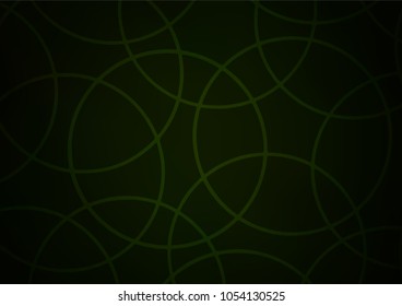 Dark Green vector natural elegant texture. Colorful abstract illustration with lines in Asian style. The completely new template can be used for your brand book.