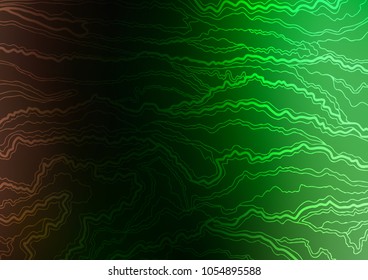 Dark Green vector natural elegant template. Sketchy hand drawn doodles on blurred background. The textured pattern can be used for website.