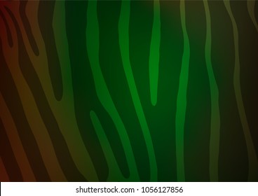 Dark Green vector natural elegant background. Geometric doodle illustration in Origami style with gradient. Brand-new style for your business design.