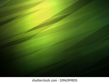 Dark Green vector natural elegant template. Brand new colored illustration in blurry style with doodles. Hand painted design for web, leaflet, textile.