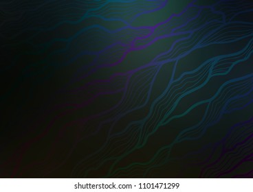 Dark Green vector natural elegant texture. Creative illustration in blurred style with doodles and Zen tangles. Hand painted design for web, wrapping, wallpaper.