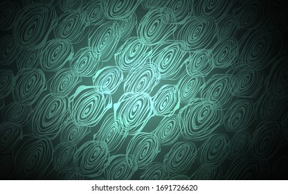 Dark Green vector natural elegant background. Roses on blurred abstract background with gradient. Hand painted design for web, wrapping, wallpaper.