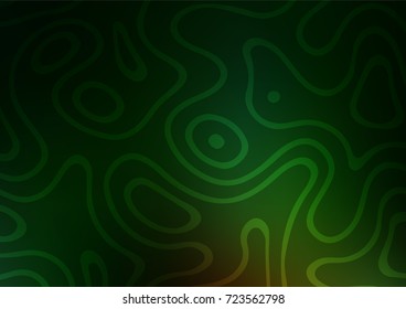 Dark Green vector natural elegant pattern. Geometric doodle illustration in Origami style with gradient. A completely new template for your business design.