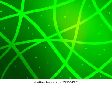 Dark Green vector natural elegant pattern. Modern geometrical abstract illustration with doodles. The doodle design can be used for your web site.