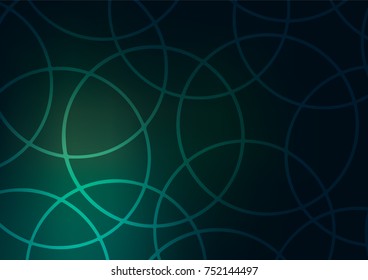 Dark Green vector natural elegant pattern. Ethnic elegant natural pattern with gradient. A completely new design for your business.