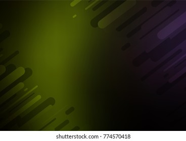 Dark Green vector natural elegant pattern. Doodles on blurred abstract background with gradient. The completely new template can be used for your brand book.